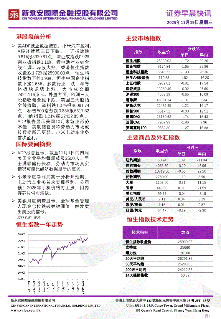 新永安国际-证券早晨快讯-251119-研究报告-港美研究-迈博汇金