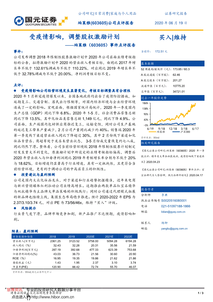 珀莱雅国元证券