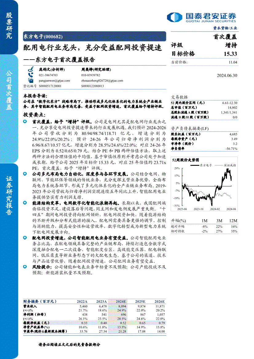 000682东方电子目标价图片